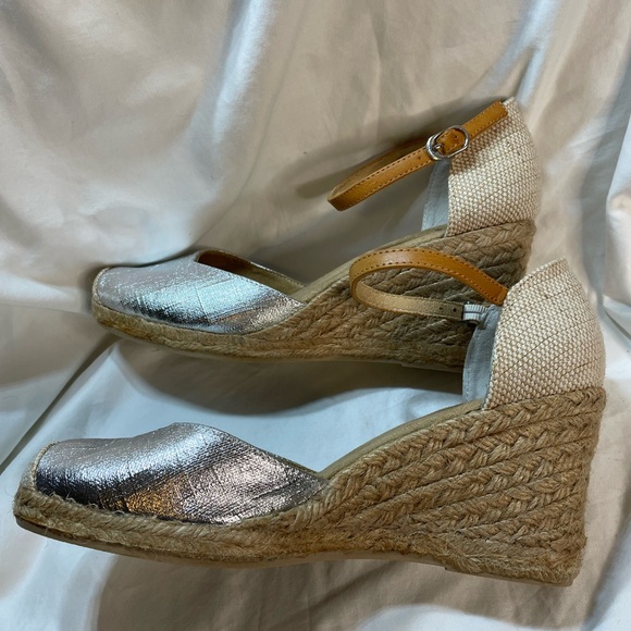 White Mountain Womens Mamba Braided Espadrille Wedge  Size 8.5M - Picture 5 of 9